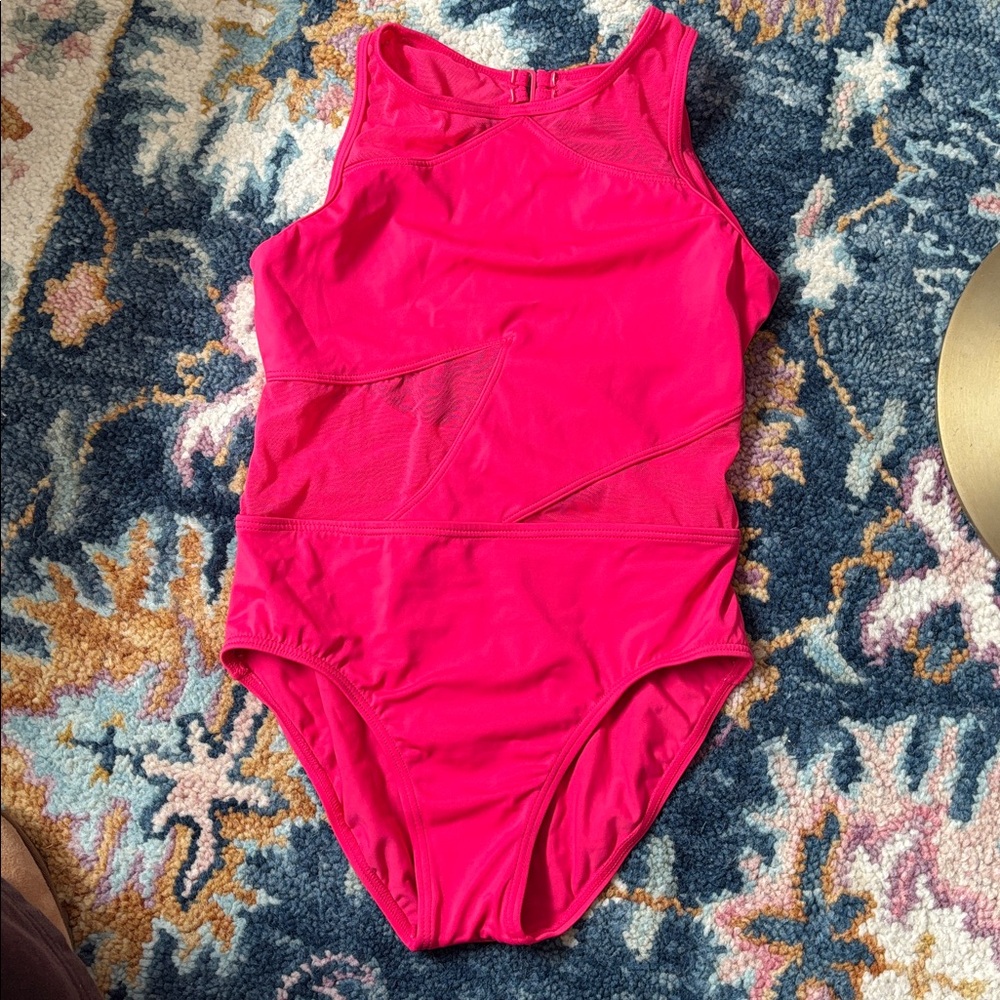 Balera Hot Pink Dancewear leotard size large